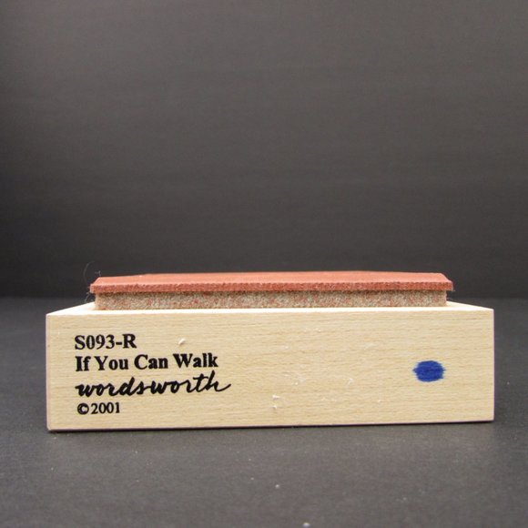 If You Can Walk You Can Dance Rubber Stamp - Picture 3 of 4